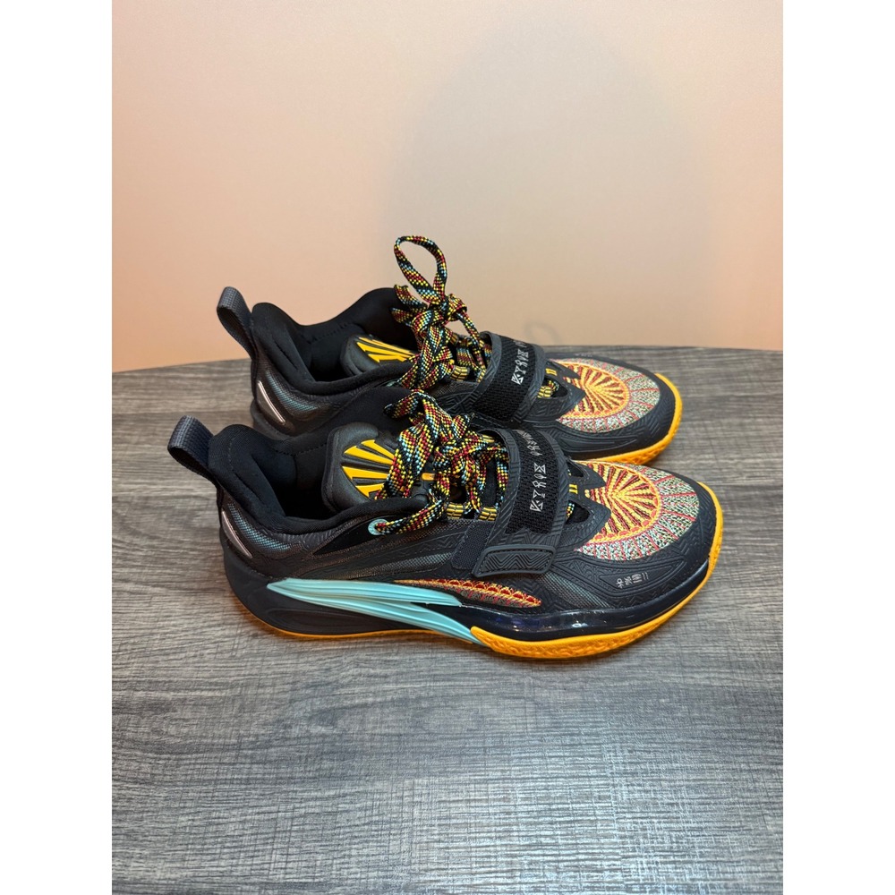 Kyrie Irving Basketball Shoes Mens Black Multi Color Low Top Sneakers - Picture 2 of 5